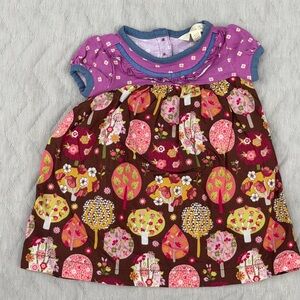 🌸 Matilda Jane Baby Dress 3-6M-Floral Trees Print